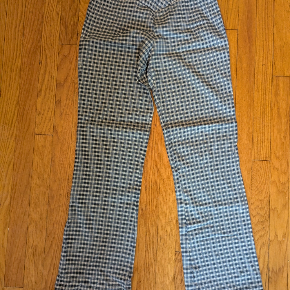 Checkered Pants in Black and White